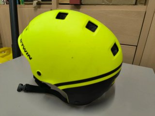 Casco Btwin Ciclismo Amarillo