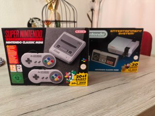 Pack Nintendo NES Mini + SNES Mini