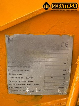 PLATAFORMA HAULOTTE H12 REACONDICIONADA