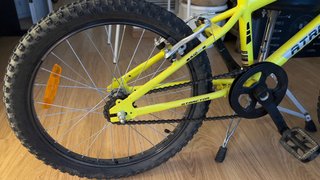 Bicicleta ATRACTOR 20” Niños 6-9 Años Amarilla