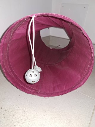 Tunnel Gioco Gatti Fucsia Pieghevole
