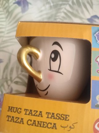Taza Chip Disney La Bella y la Bestia