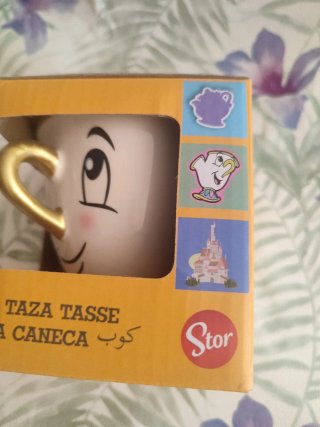 Taza Chip Disney La Bella y la Bestia