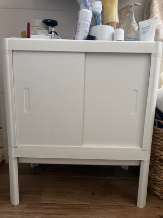 Armario Bajo Lavabo IVÖSJÖN Ikea Blanco