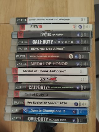 Lote 12 Juegos PS3: Call of Duty, FIFA, Medal of H