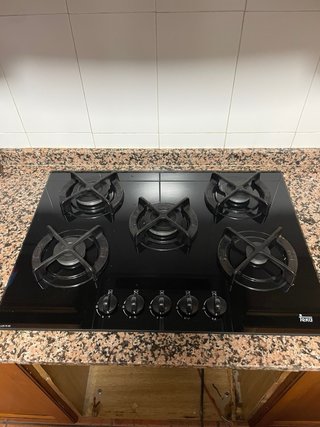 Placa de gas Teka 5 quemadores