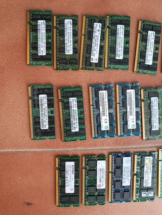 Lote 25 Memorias RAM Portátil DDR
