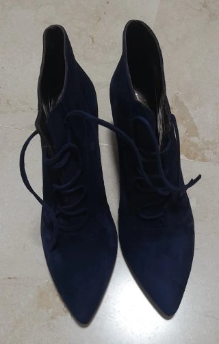 Botines de ante azul marino Angari T.38-39