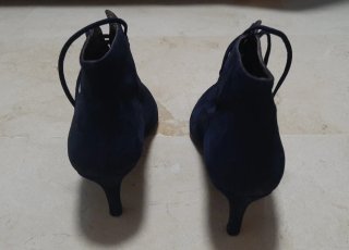 Botines de ante azul marino Angari T.38-39