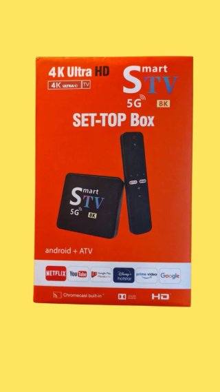 STV Smart TV Box 4K Ultra HD Android ATV