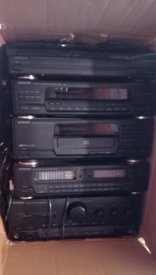 Equipo de música Kenwood negro