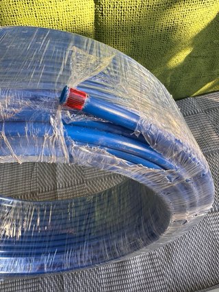 Tubo Polipropileno Jonh Guest Azul 12mm Rollo 100m
