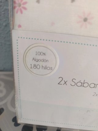 Sábanas Cuna ajustables( pack de 2).