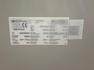 Vitrina Helados Infrico Coral VCB18UH+