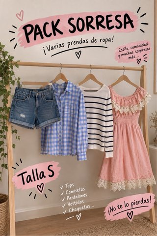 Pack Sorpresa Ropa Talla S