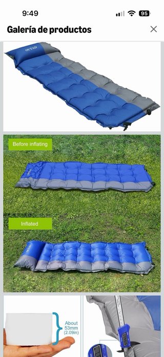 Colchón Hinchable OUTAD Automático Camping