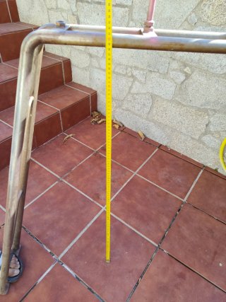 Soporte de banderas de lancha 1'23 largo 0'90 alto