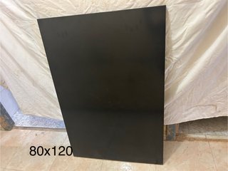 Tablero mesa negro 80x120