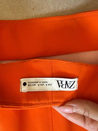Gonna mini Zara arancione