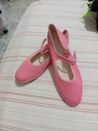 Zapatillas de ballet rosas mujer
