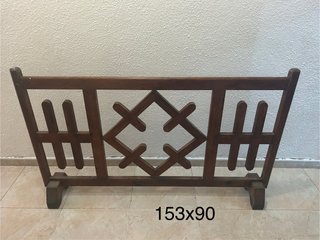 Valla decorativa de madera
