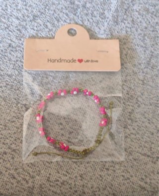 Pulseras Macramé con Abalorios