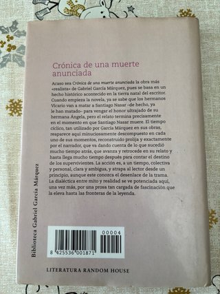 Crónica de una muerte anunciada