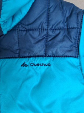 Buzo nieve acolchado 18m 77-83cm de color azul