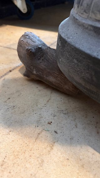 Estufa antigua de leña hierro fundido -Guadalajara