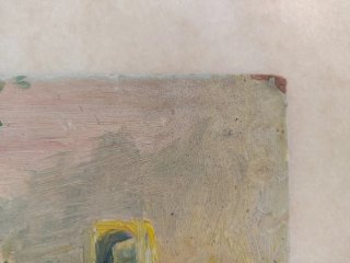 Pintura costumbrista vintage