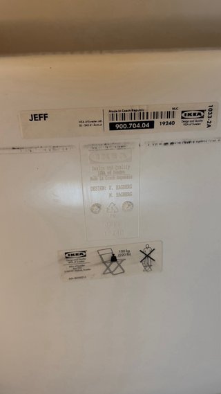 3 Sillas IKEA Jeff Blancas