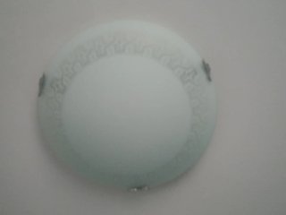 Plafón de techo cristal grabado
