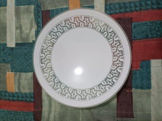 Plafón de techo cristal grabado