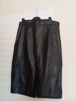 Gonna nera ecopelle 12 euro