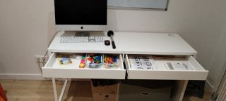 5 Escritorios IKEA MICKE blanco 142 × 50 cm