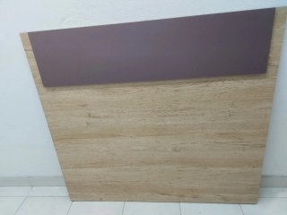 2 cabeceros madera cama 90