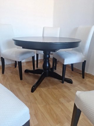 Mesa de  comedor redonda extensible (URGE Mundanca