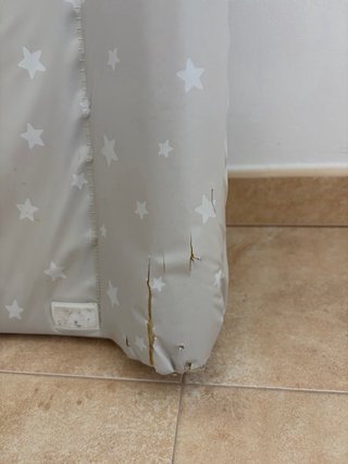 Cambiador bebé con funda 80cm