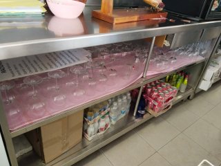 Mesa de barra acero inoxidable