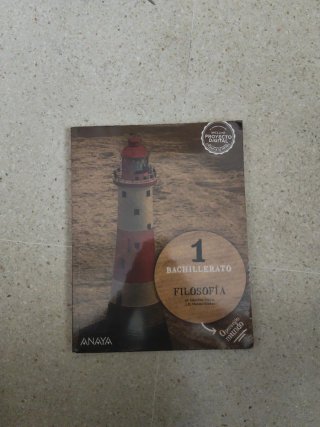 libro filosofía primero de bachillerato