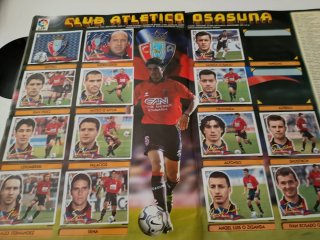 Álbum Cromos colecciones este 2000-2001
