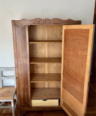 Armario antiguo madera maciza