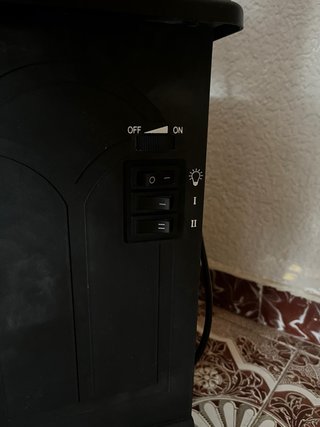 Calefactor efecto chimenea