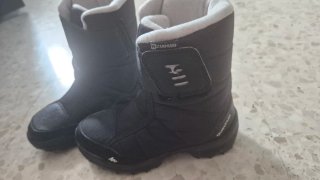 Botas de nieve Quechua negras talla 31 1 uso