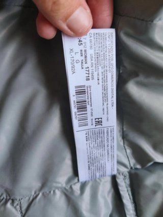 Abrigo acolchado gris Mango talla L