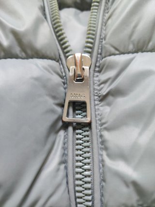 Abrigo acolchado gris Mango talla L