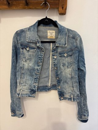 Chaqueta Vaquera Stradivarius Azul