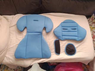 Funda silla coche azul para bebé