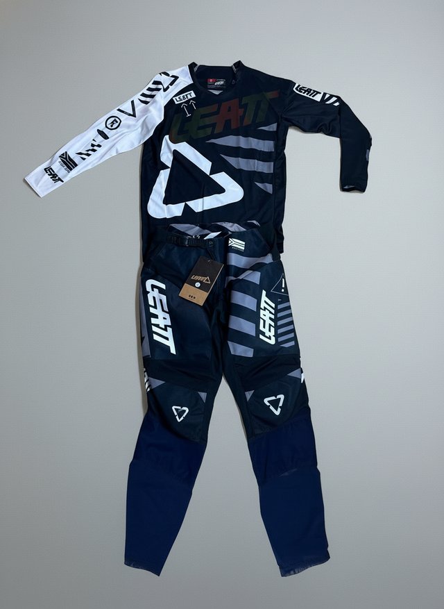 Traje Leatt 01 Motocross Enduro Negro
