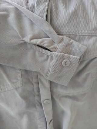 Sobrecamisa de pana lila Stradivarius